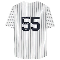 Hideki Matsui New York Yankees Autographed White Nike Cooperstown Collection Pinstripe Replica Jersey with "09 WS MVP" Inscription