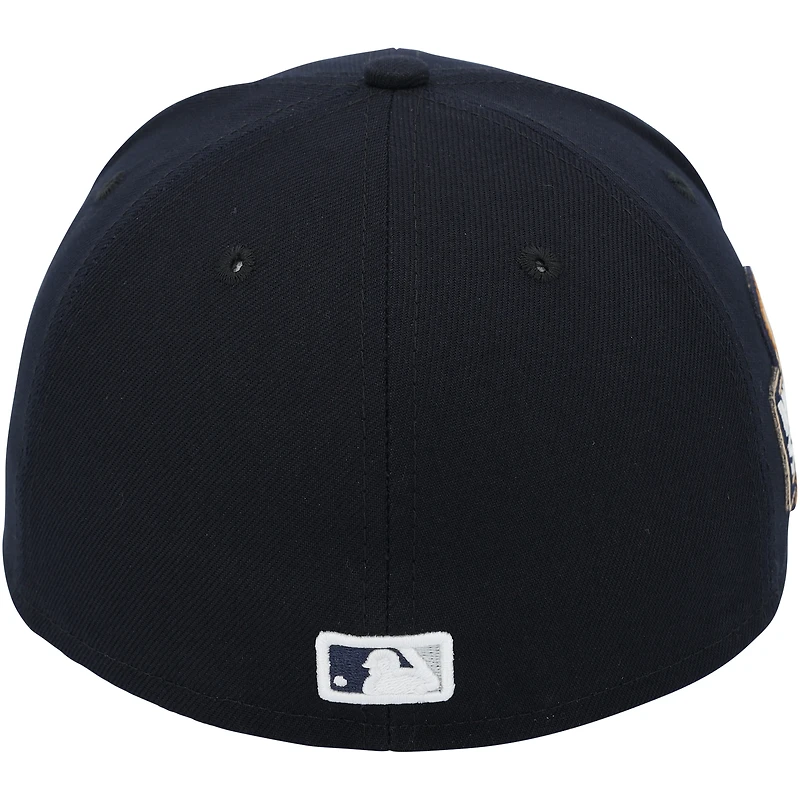 Casquette New Era bleu marine des Yankees de New York, fournie par Ian Hamilton, contre les Dodgers de Los Angeles, le 30 octobre 2024 - Match 5 des Séries mondiales