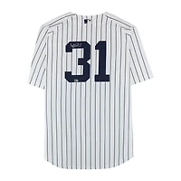 Maillot blanc Mitchell & Ness 2014 autographié par Ichiro Suzuki, des Yankees de New York