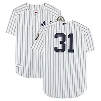 Maillot authentique Mitchell & Ness blanc autographié par Ichiro Suzuki, des Yankees de New York