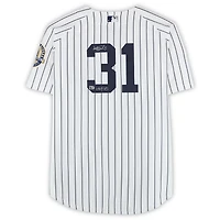 Ichiro Suzuki New York Yankees Autographed White Mitchell & Ness Authentic Jersey with "HOF 2025" Inscription 