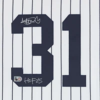 Ichiro Suzuki New York Yankees Autographed White Mitchell & Ness Authentic Jersey with "HOF 2025" Inscription 