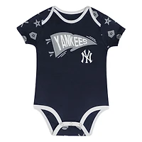 Ensemble de couvre-couches 2 pièces pour bébé bleu marine New York Yankees On Deck