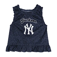 Ensemble robe et bloomer de jeu pour bébé bleu marine des Yankees New York