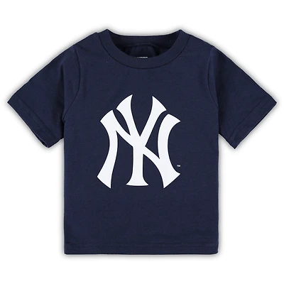 T-shirt bébé marine New York Yankees Team Crew avec logo principal