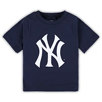 T-shirt bébé marine New York Yankees Team Crew avec logo principal