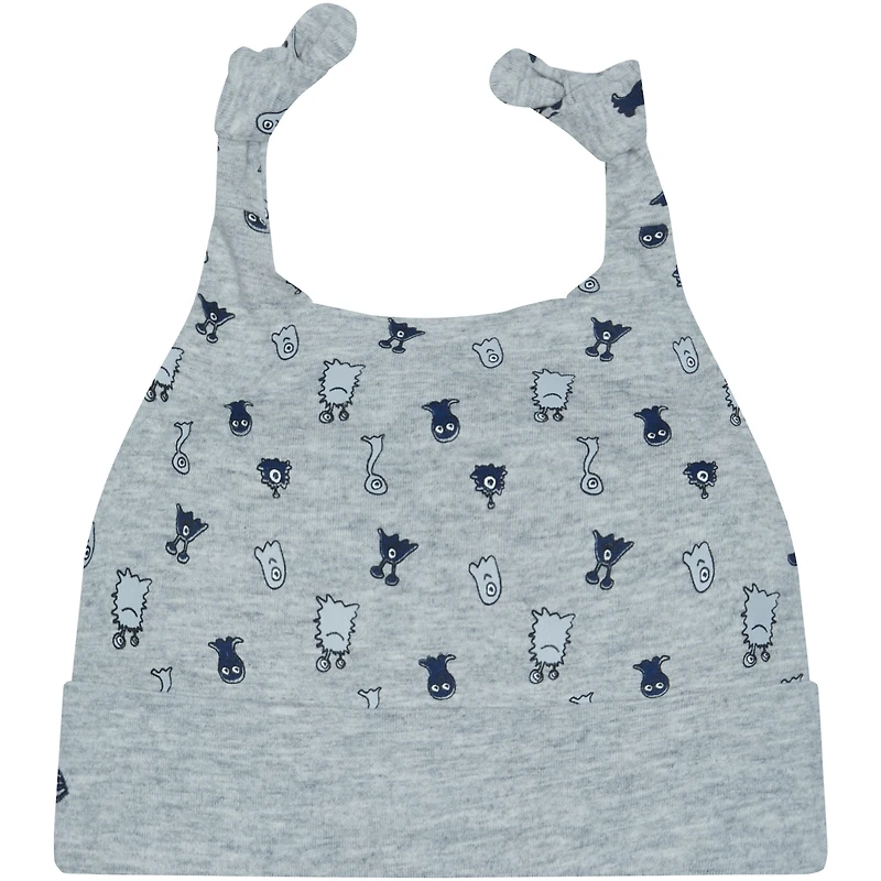 Infant New Era Heather Gray New York Yankees Critter Cuffed Knit Hat