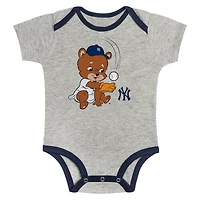 Infant New York Yankees Play Ball 2-Pack Bodysuit Set