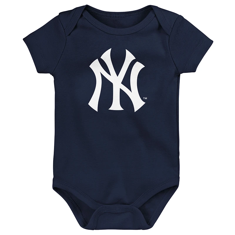 Ensemble de trois bodies pour bébé New York Yankees Slide Home