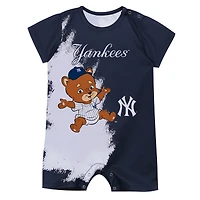 Body bébé mascotte New York Yankees bleu marine Outerstuff