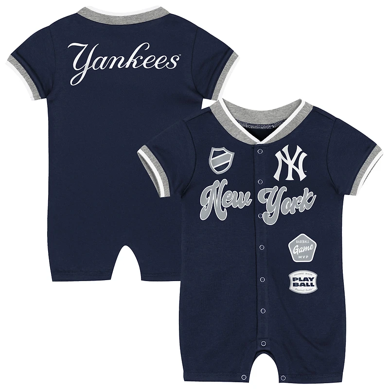 Infant Outerstuff Navy New York Yankees Pinch Coverall
