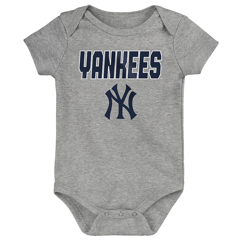 Infant Outerstuff New York Yankees Home Plate 3-Piece Bodysuit Set