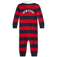 Infant Polo Ralph Lauren  Navy/Red Yankees  Coverall