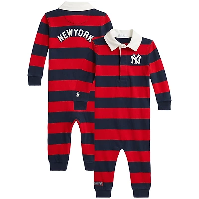 Infant Polo Ralph Lauren  Navy/Red Yankees  Coverall