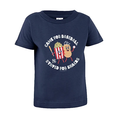Infant Soft as a Grape  Navy New York Yankees Snack T-Shirt