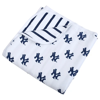 Infant Three Little Anchors New York Yankees 47" x 47" Muslin 4-Layer Blanket