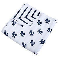 Couverture en mousseline à 4 couches pour bébé Three Little Anchors New York Yankees 47" x 47"