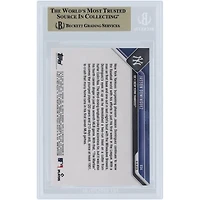 Jasson Domínguez New York Yankees 2023 Topps Now Youngest Since 1901 to Belt 4 HR's in 1st 7 Games #834 BGS Authenticated 10 Rookie Card - 10,10,10,9.5 Subgrades