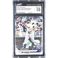 Jasson Domínguez New York Yankees 2025 Topps Now Road to Opening Day Bonus #ODB6 CGC Authenticated 10 Card