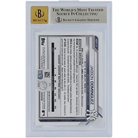 Jasson Domínguez New York Yankees Autographed 2021 Bowman Chrome Sapphire #BCP-13 Beckett Fanatics Witnessed Authenticated /10 Card