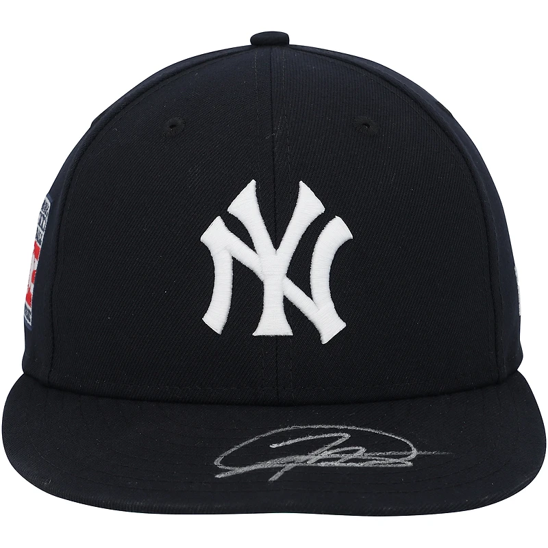 Jasson Domínguez New York Yankees Autographed Game-Used Navy New Era Cap vs. Philadelphia Phillies on July 27, 2025 - Hall of Fame Weekend