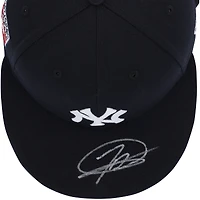 Jasson Domínguez New York Yankees Autographed Game-Used Navy New Era Cap vs. Philadelphia Phillies on July 27, 2025 - Hall of Fame Weekend