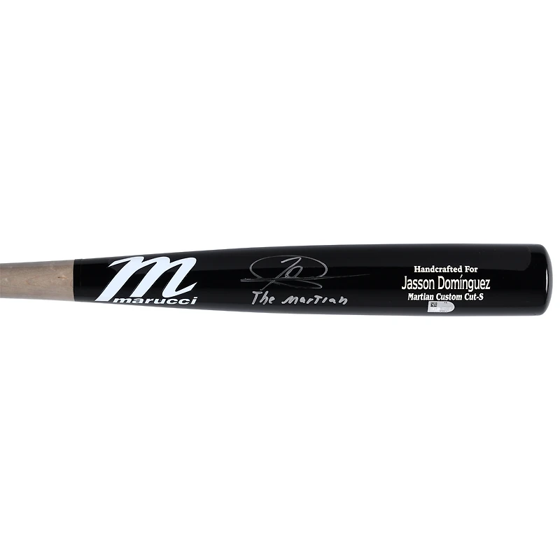 Jasson Domínguez New York Yankees Autographed Marucci Game Model Bat with "The Martian" Inscription