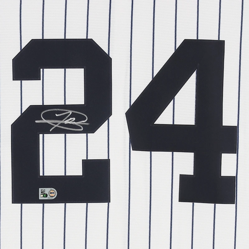 Maillot Nike blanc autographié par Jasson Dominguez des Yankees de New York, réplique, V106832, Jasson Dominguez, AUT BB, 45737, AUTJERBSB, JRSYDO0109