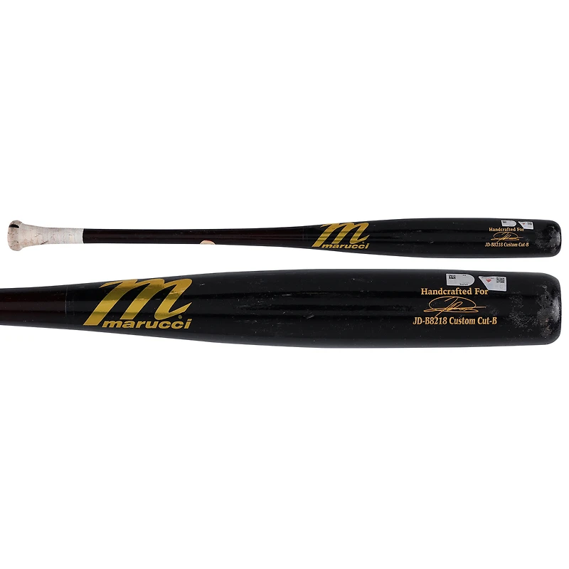 Jasson Domínguez New York Yankees Game-Used Black Marucci Broken Bat vs. Baltimore Orioles on September 18, 2025