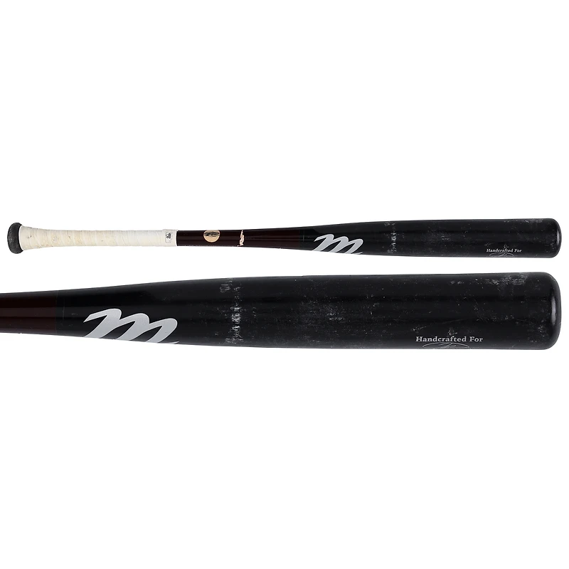 Jasson Domínguez New York Yankees Game-Used Black Marucci Broken Bat vs. Tampa Bay Rays on July 28, 2025