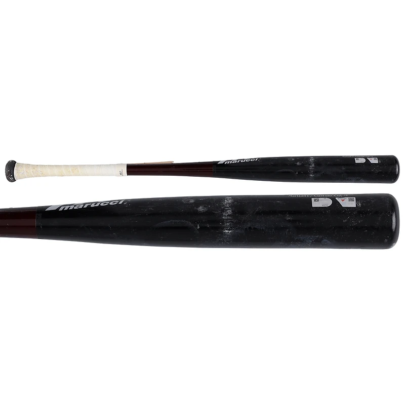 Jasson Domínguez New York Yankees Game-Used Black Marucci Broken Bat vs. Tampa Bay Rays on July 28, 2025
