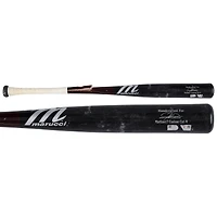 Bâton Marucci noir cassé utilisé par Jasson Domínguez (New York Yankees) lors du match contre les Rays de Tampa Bay le 28 juillet 2025