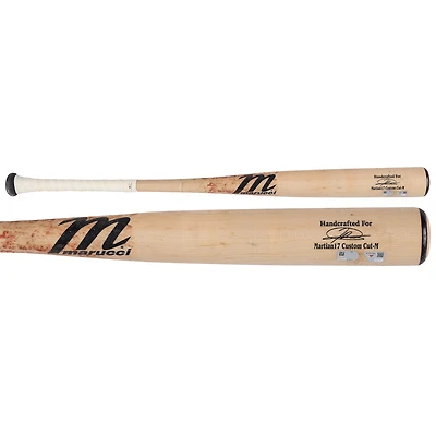 Jasson Domínguez New York Yankees Game-Used Tan Marucci Broken Bat vs. Texas Rangers on August 5, 2025