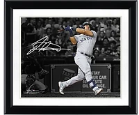 Jasson Dominguez New York Yankees Autographed 11" x 14" Home Run Spotlight Photograph