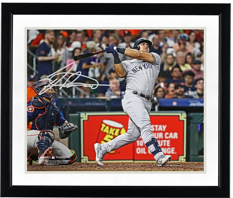 Jasson Dominguez New York Yankees Autographed 16" x 20" Home Run Photograph