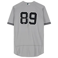 Jasson Dominguez New York Yankees Autographed Gray Nike Authentic Jersey