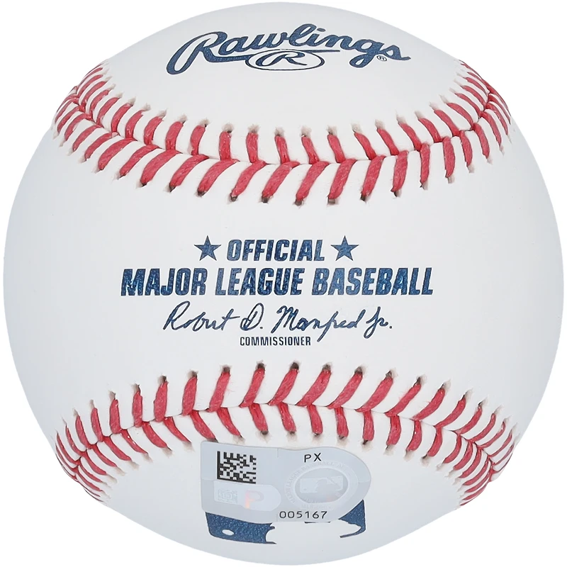 Baseball autographié par Jazz Chisholm Jr. des Yankees de New York