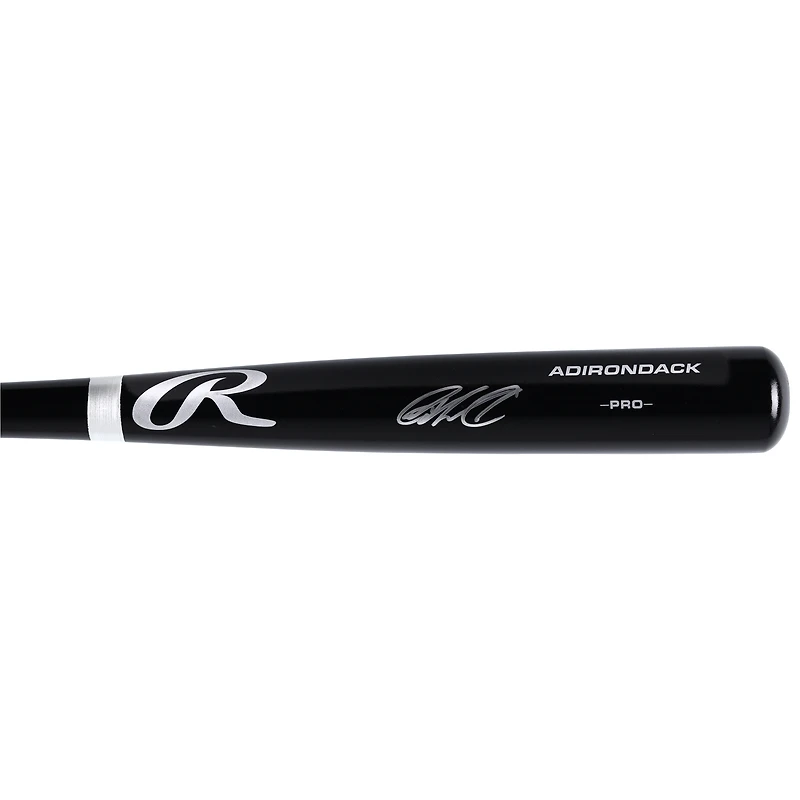 Batte de baseball Rawlings Pro noire autographiée par Jazz Chisholm Jr. des Yankees de New York