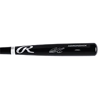 Batte de baseball Rawlings Pro noire autographiée par Jazz Chisholm Jr. des Yankees de New York