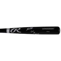Jazz Chisholm Jr. New York Yankees Autographed Black Rawlings Pro Bat with "Euro to Home" Inscription