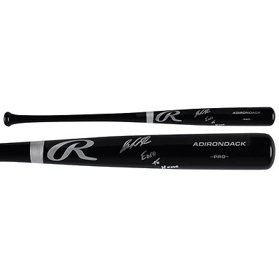 Jazz Chisholm Jr. New York Yankees Autographed Black Rawlings Pro Bat with "Euro to Home" Inscription