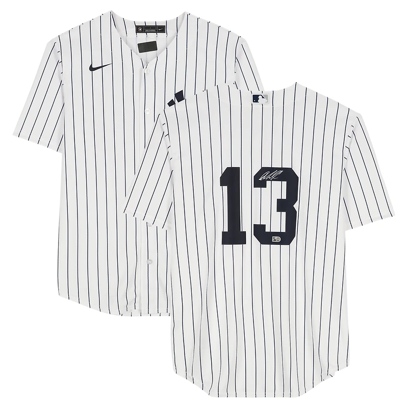 Jazz Chisholm Jr. New York Yankees Autographed White Nike Replica Jersey