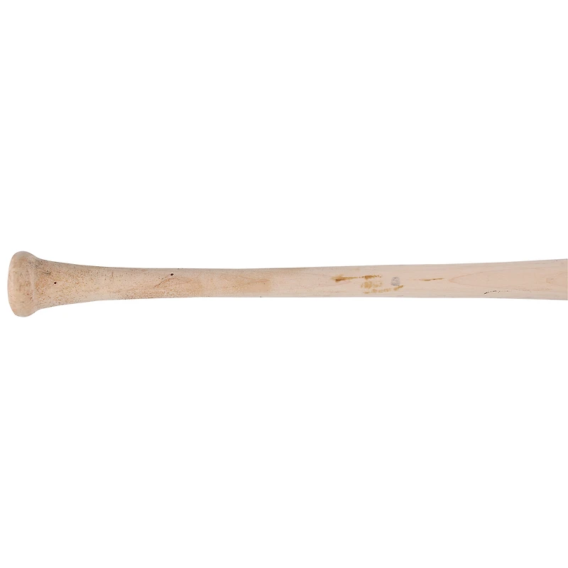 Bâton cassé Brown Chandler utilisé par Jazz Chisholm Jr., des Yankees de New York, lors du match contre les Twins du Minnesota le 17 septembre 2025.