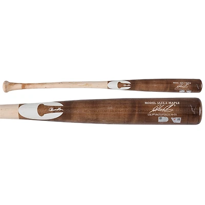 Jazz Chisholm Jr. New York Yankees Game-Used Brown Chandler Broken Bat vs. Minnesota Twins on September 17, 2025