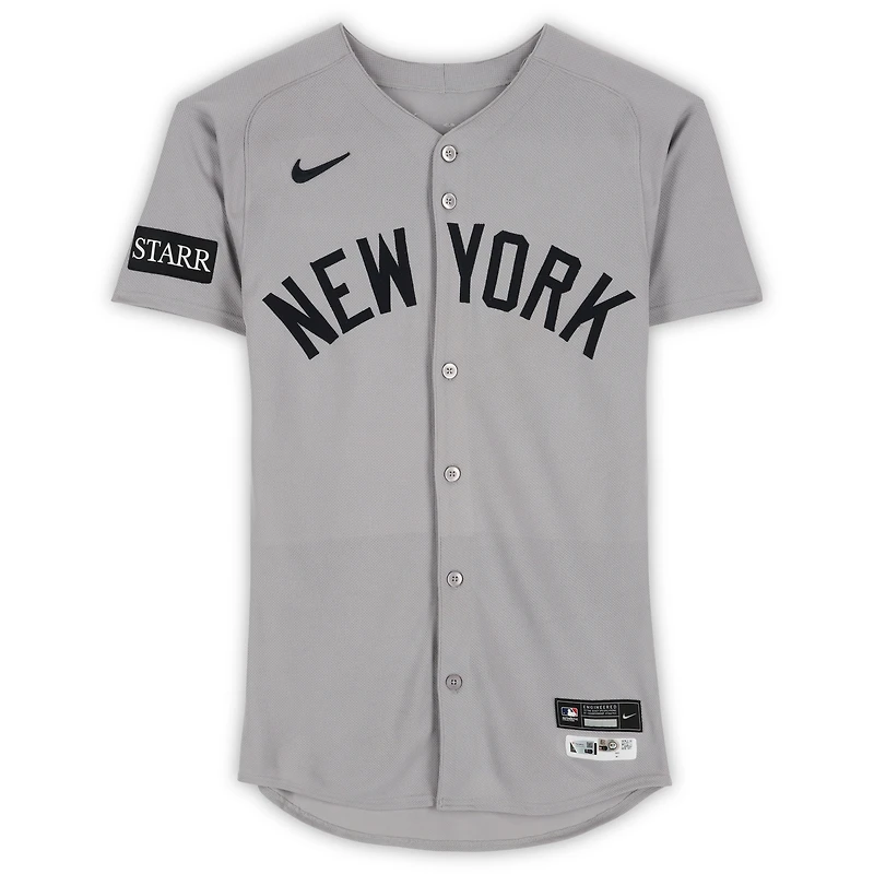 Jazz Chisholm Jr. New York Yankees Game-Used #13 Gray Nike Jersey vs. Toronto Blue Jays on July 23, 2025 