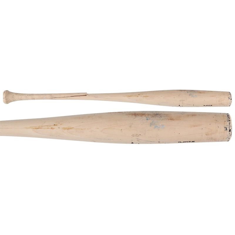 Jazz Chisholm Jr. New York Yankees Game-Used Tan Tucci Broken Bat vs. Kansas City Royals on April 16, 2025