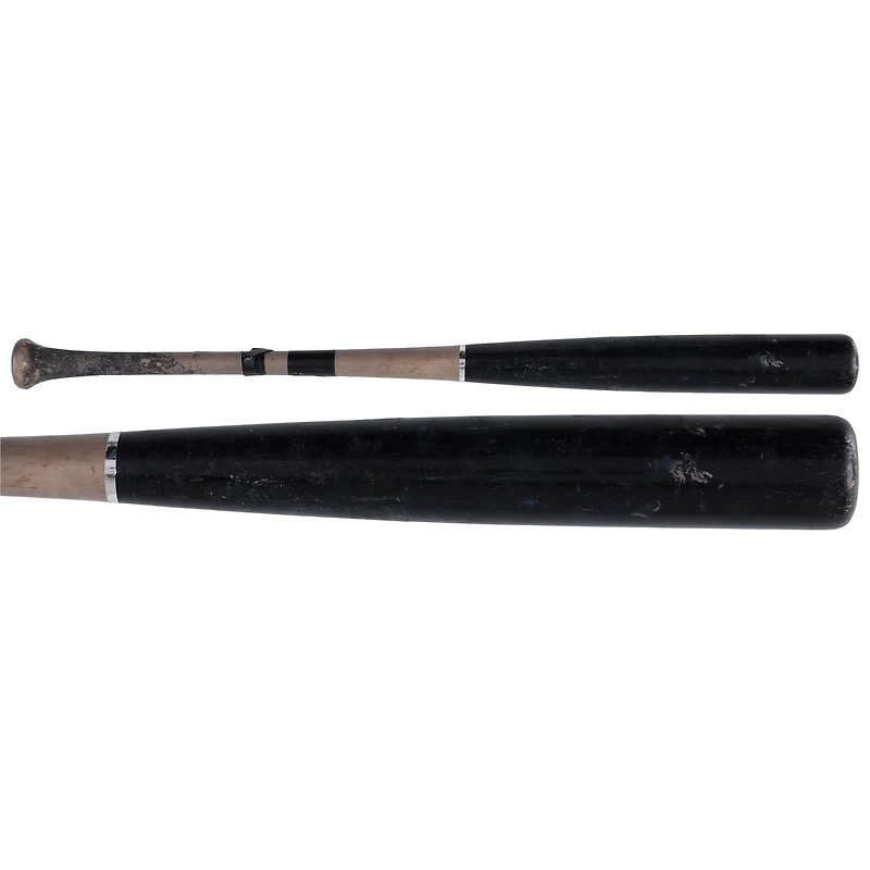 J.D. Davis New York Yankees Game-Used Black/Gray Victus Broken Bat vs. Cincinnati Reds on July 3, 2024