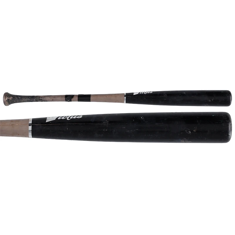 J.D. Davis New York Yankees Game-Used Black/Gray Victus Broken Bat vs. Cincinnati Reds on July 3, 2024