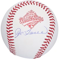 Logo autographié par Joe Torre des Yankees de New York pour la Série mondiale de 1996
