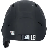 Jon Berti New York Yankees Game-Used #19 Navy Batting Helmet vs. Houston Astros on March 31, 2024